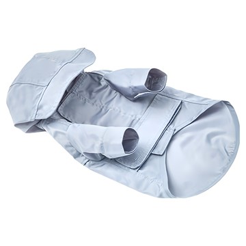 pehom 可調節式防潑水魔鬼氈雨衣(淺藍色)xl  1xl