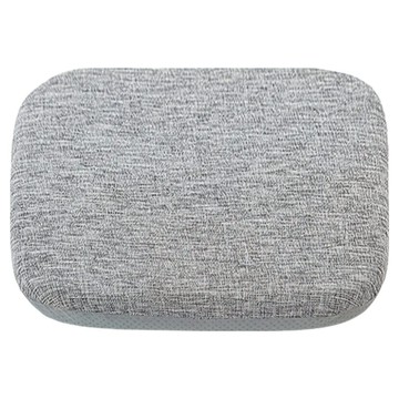 Mini 嚴選 四季亞麻布太空記憶棉椅墊  32 x 24 x 4cm  淺灰色