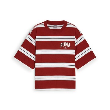 PUMA 基本系列Squad條紋短袖T恤 女性