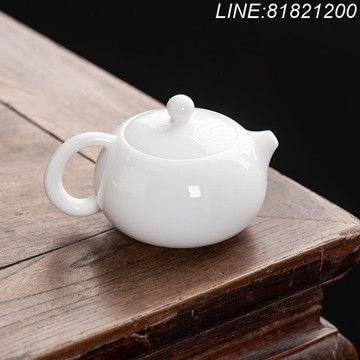 羊脂玉茶具 白瓷茶具 免運/開票 公司貨 鳳鳴壺羊脂玉白瓷西施茶壺一壺兩杯主人單杯功夫茶具高檔商務禮品 快速出貨