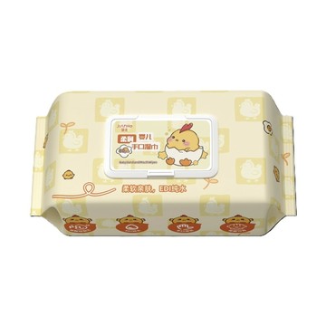 加厚型 黃小鴨80抽加厚濕巾(80抽) 5入