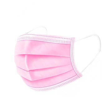 一次性防塵口罩 C216  50片  4包  粉色