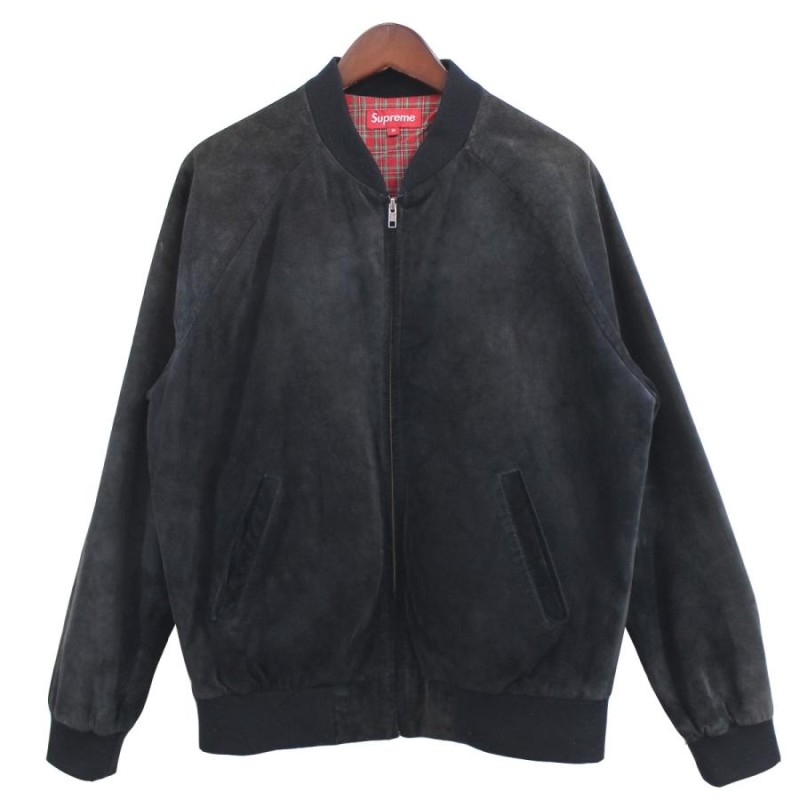 値下げ】SUPREME 12SS Suede Bomber Jacket スエード ボンバー ...