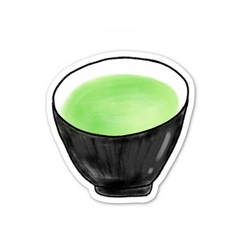 貼紙 可愛貼紙 茶貼紙 抹茶貼紙