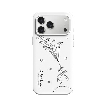 iPhone 17 Pro Max SolidX 白 - Le Petit Prince 小王子 - 飛翔在空中
