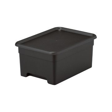 日本Sanka Onbox可堆疊收納盒S 黑色