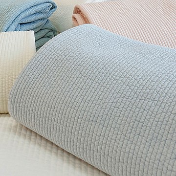 在家裡放蕩 全棉60支棉花床墊  Queen (155 x 210 cm)  灰色