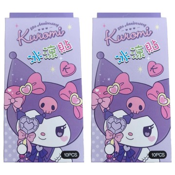 Sanrio 三麗鷗 冰涼貼 酷洛米 帕洽狗兩種款式隨機出貨  200g  2個  10片
