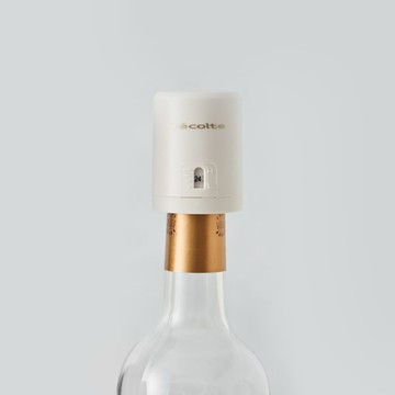 【WUZ屋子】日本recolte 麗克特 New ez WINE KEEPER 真空瓶塞-簡約白