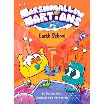 #2 Marshmallow Martians: Earth School (A Graphic Novel)(精裝)/Deanna Kent【禮筑外文書店】