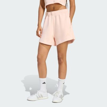 adidas 愛迪達 短褲 女 運動褲 寬鬆版型 W ALL SZN SL SH 粉橘 KD2103