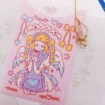 BT005_女僕天使_ Butterfly Elf/軋型貼紙