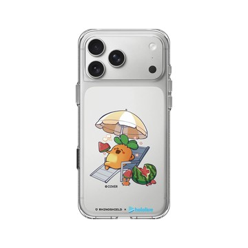 iPhone 17 Pro Max Clear Case（相機按鈕） 透明 - 桃鈴音音 Momosuzu Nene - 陽光、沙灘、ねっ子！