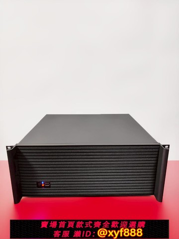 {公司貨 可打統編}4U工控機箱標準機架式400深短EATX雙路主板7槽臥式電腦主機服務器