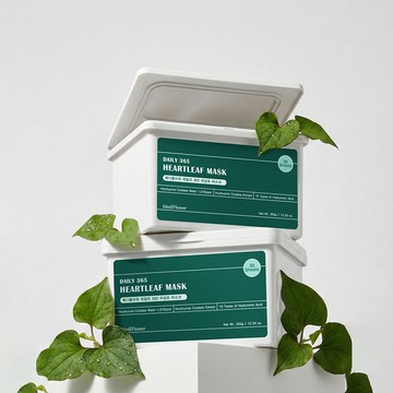 韓國 Medi Flower 365天每日 魚腥草 保濕 面膜 30抽 鎮靜舒緩 精華【好物底家】 DS031836 !