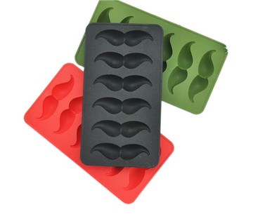創意搞怪的胡子冰格冰模家用自制冰盒冰塊模具制冰盒實用酒具冰盒