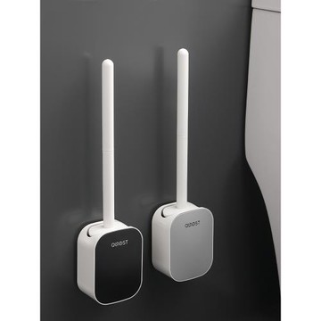 馬桶刷無死角家用免打孔洗廁所刷子壁掛衛生間長柄硅膠刷套裝神器