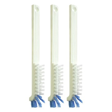 Aisen 排水口專用清潔刷 直角刷毛設計 適用於各類隙縫 清潔零死角  白色  3支