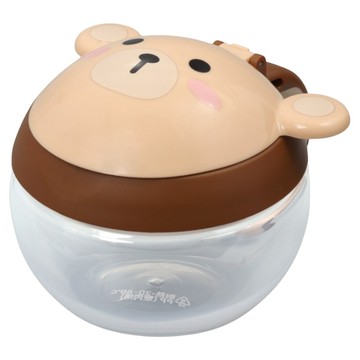 TRENi Mini 小時光零食碗 小熊  咖啡色  1個