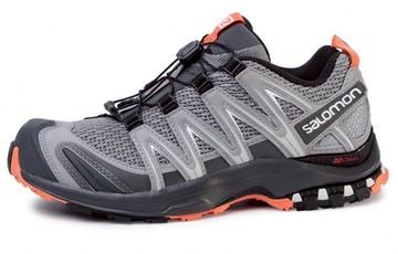 WMNS SALOMON XA PRO 3D W GREY BLACK ORANGE