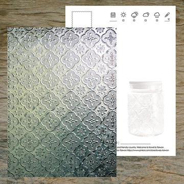 No.A19臺灣海棠花玻璃明信片 / 全館任選買10送1 / postcrossing