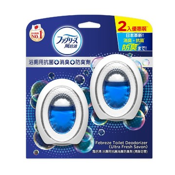 風倍清 浴廁用抗菌消臭防臭劑/芳香劑 6ml 2入裝(清爽皂香/薄荷綠香/山谷微香)