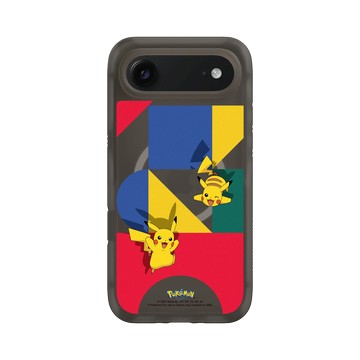 iPhone Air AirX 本質黑 - 寶可夢 Pokemon - 皮卡丘與積木-繽紛版