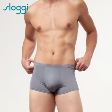 sloggi MEN COOL STRIPY極尚涼感系列平口褲 M-XXL 莫蘭迪灰