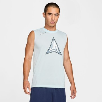 NIKE 運動背心 男款 慢跑 AS JM M NK DF TEE RLGD SL OC 藍 FZ8080-474
