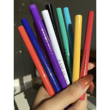 國風彩色眼線筆兒cos舞臺妝童防水持久不暈染臉部彩繪紅白色液筆