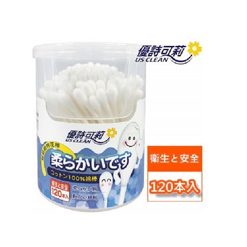 優詩可莉120支粗紙軸棉花棒