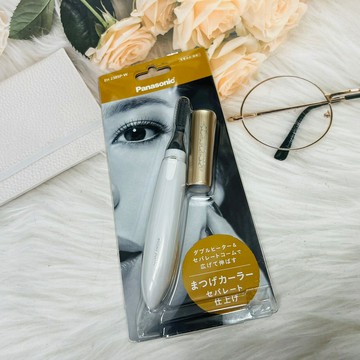 日本 Panasonic 國際牌 燙睫毛器 EH-2385P-W 白色 睫毛器 睫毛夾 電池式｜全店$199免運