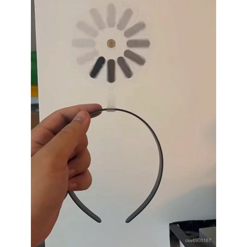 桃園出貨☘新品搞怪頭箍可旋轉大腦加載中簡約賣萌節日派對裝飾送朋友 GVW5