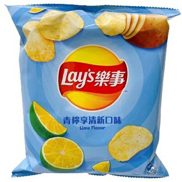 Lay s 樂事 青檸想清新口味洋芋片(小) 34g【康鄰超市】