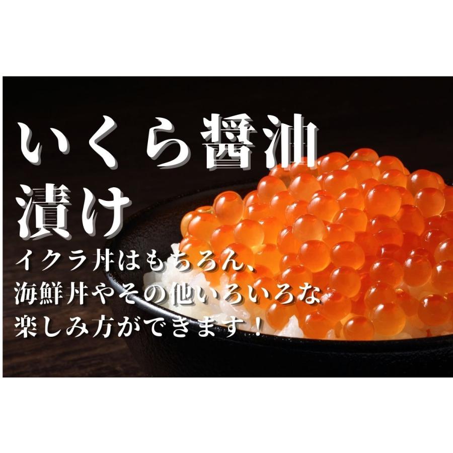 いくら醤油漬け　500ｇ×2　北海道産　イクラ　鮭いくら　化粧箱入り　ギフトにも最適