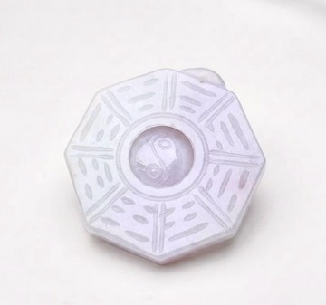 【乾坤太極】紫羅蘭翡翠八卦項鍊 | 天然緬甸翡翠A貨 | 送禮