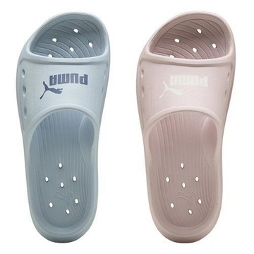 Puma 防水拖鞋 男鞋 女鞋 灰藍/粉 40485406/40485407