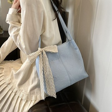 Bag House👜 【爆款】禾禾百搭時尚大容量腋下包包女士新款高級通懃單肩水桶包