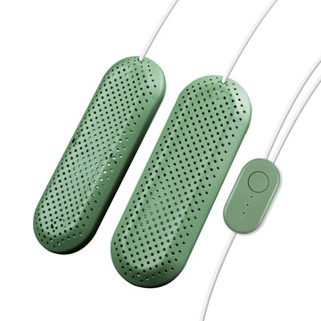 aibo USB智能恆溫烘鞋機 三檔定時 烘乾除濕 360°環繞 多孔散熱 鞋襪適用  OO-N22X4-G  綠色