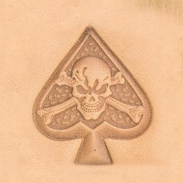 IVAN 黑桃骷顱3D壓花模 8671-00