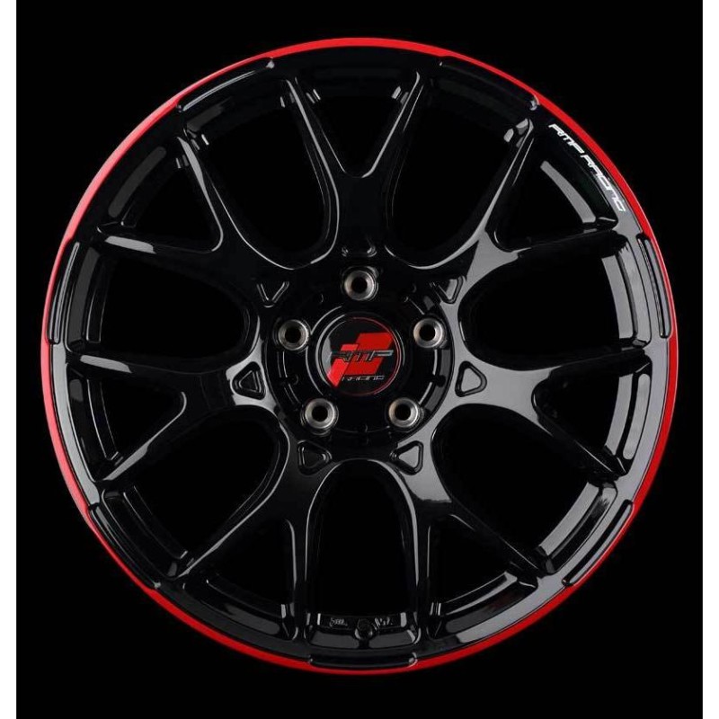 RMP RACING/R27 N-ONE JG系 アルミホイール 4本セット【16×5J 4-100 INSET45 ブラック/リムレッドライン】 |  LINEショッピング