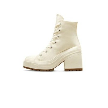 CONVERSE CHUCK 70 DE LUXE HEEL 高筒 高跟鞋 厚底 米色 男女段 A05348C