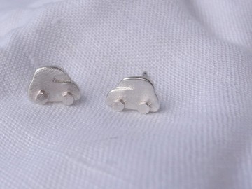 小車子 ‧ March | 純銀 耳針 耳環