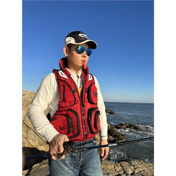 韓國藍魚救生衣 磯釣救生服 海釣救生馬甲 多功能馬甲海釣船釣