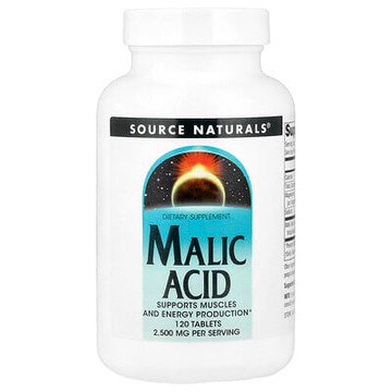 Source Naturals, 蘋果酸，2,500 毫克，120 片