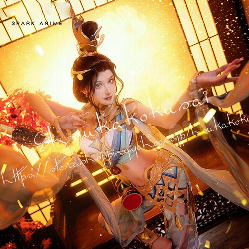 王者栄耀 風 貂蝉 コスプレ衣装 誕生日 cosplay コスチューム