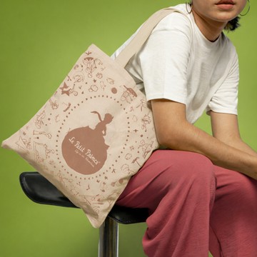 預購【Le Petit Prince 小王子】CR2364陸地奧德賽文青風手提袋