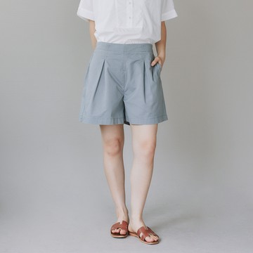 簡約水洗棉短褲 灰F
