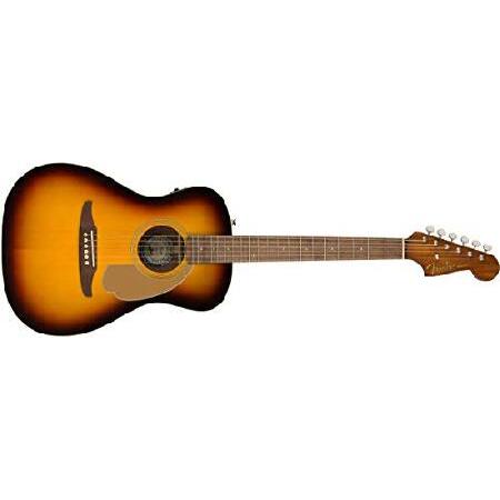 Fender エレアコ Malibu Player, Walnut Fingerboard, Sunburst 970722003 ソフトケース付属