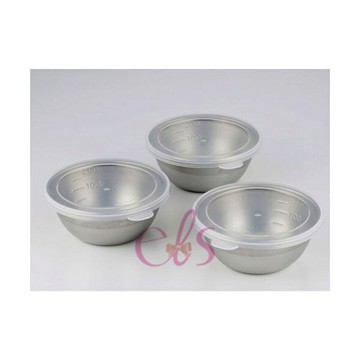 [$699免運] 日本 下村企販 不銹鋼刻度碗 三件裝 附蓋子 ☆艾莉莎ELS☆